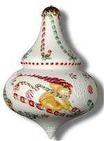Candy Cane World Christmas Ornament
